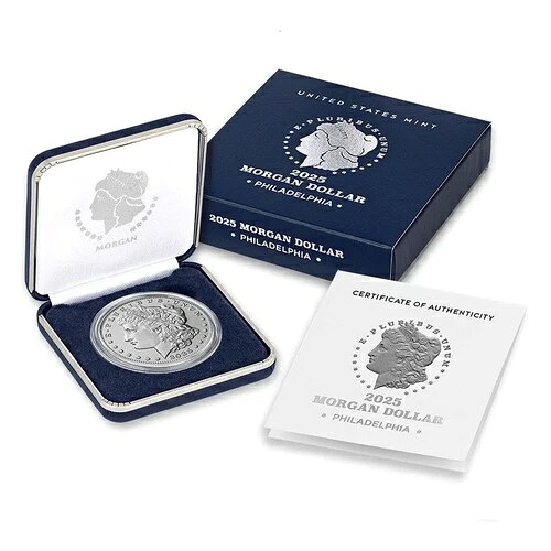 2025年モルガン銀貨(箱、CoA付き)