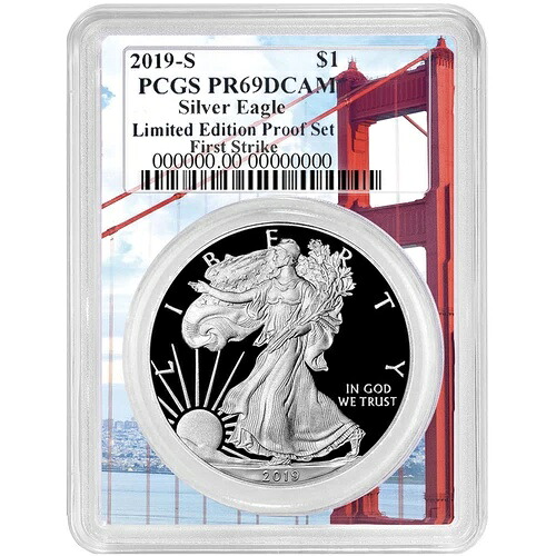 2019-S 限定版プルーフセット $1 1オンス アメリカンシルバーイーグル PCGS PR69DCAM FS
