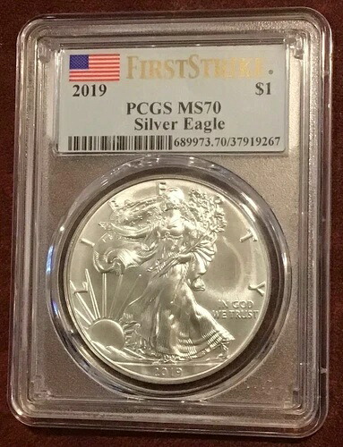 2019年 シルバー アメリカンイーグル PCGS ファーストストライク MS70 44,330円
