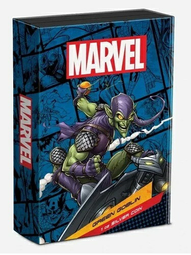 2024年 マーベル スパイダーマン グリーンゴブリン 1オンス シルバーコイン