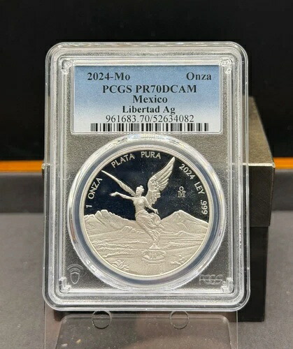 2024年 プルーフ リベルタッド 1 オンザ 1オンス ~ PCGS PR70 DCAM｜WORLD RESOURCE【QUEEN店】