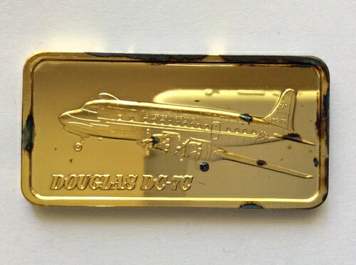 1975年 ハミルトンミント ダグラス DC-7C シルバーアートバー HAM-651G A5011｜WORLD RESOURCE【QUEEN店】