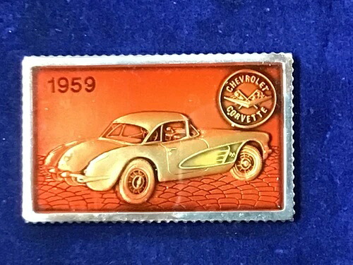 1959年製 シボレー コルベット パシフィックミント製 エナメル スターリングシルバー シリアル番号 0337 E9443｜WORLD RESOURCE【QUEEN店】