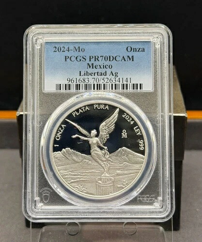 2024年 プルーフ リベルタッド 1 オンザ 1オンス ~ PCGS PR70 DCAM｜WORLD RESOURCE【QUEEN店】