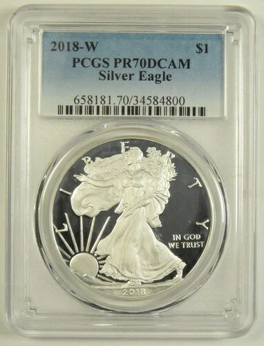 2018-W シルバーイーグル PCGS PR-70 DCAM #84800-