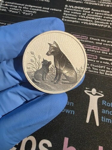2022年 2オンス オーストラリア戌年プルーフ銀貨