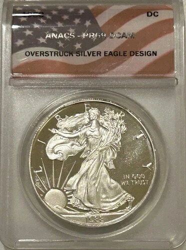 1988年 ダン・カー オーバーストラック シルバーイーグル ANACS PF69 DCAM