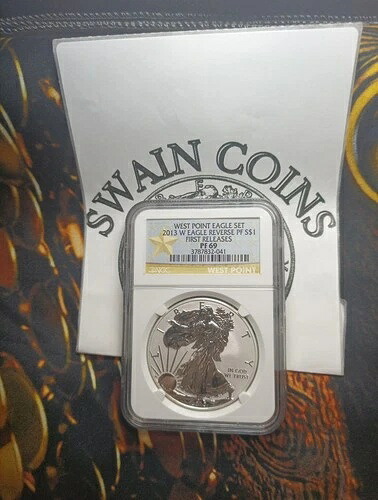 2013 W アメリカン シルバー イーグル リバース プルーフ NGC PF69 アーリーリリース ED108
