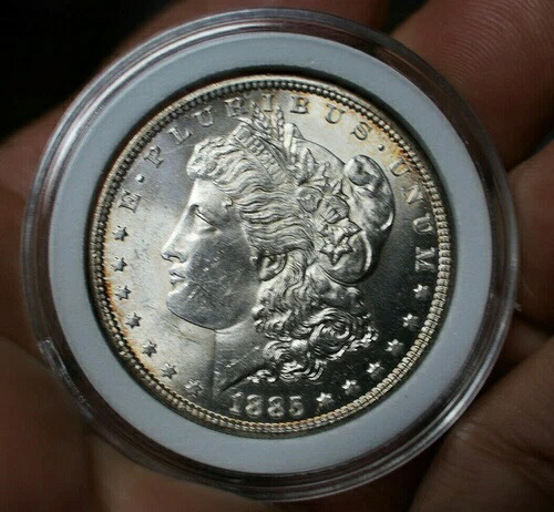 1885年製 モルガン銀貨 1枚 愛らしい自由の女神像 C992