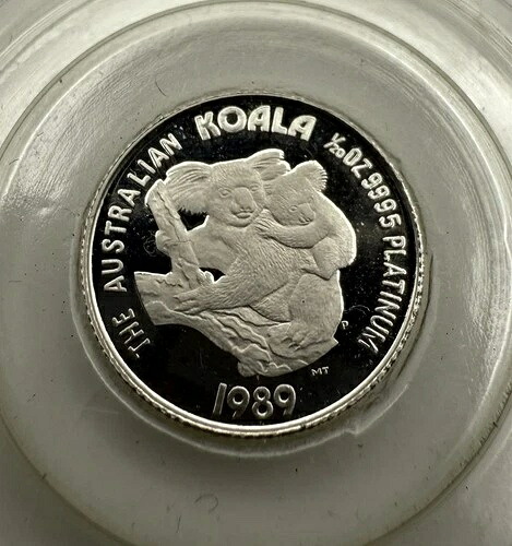 1989年 オーストラリア 5ドル 1/20オンス プラチナ プルーフ コアラコイン ? 未使用 ? OMP