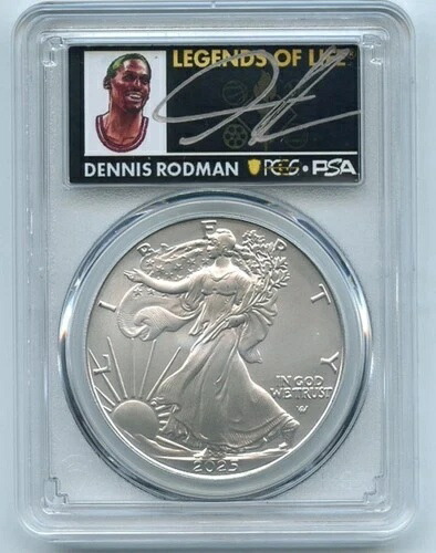 2025 シルバーイーグル PCGS MS70 タイプ2 発行初日 90% シルバー