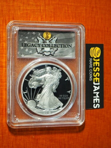2019 S プルーフ シルバー イーグル PCGS PR70 DCAM レガシーコレクション マグナム・オプス ラベル
