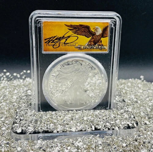 2019 W $1 シルバーイーグル FDOI デンバー PCGS PR70DCAM クリーブランド サイン入り 希少 498枚中1枚