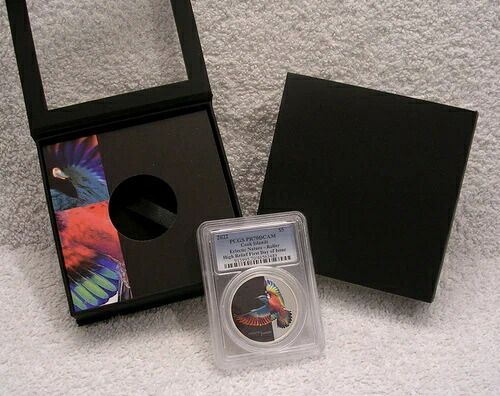 2022年 クック諸島 1オンス シルバー エクレクティック ネイチャー - ローラー PCGS PR70DCAM - ボックス＆COA