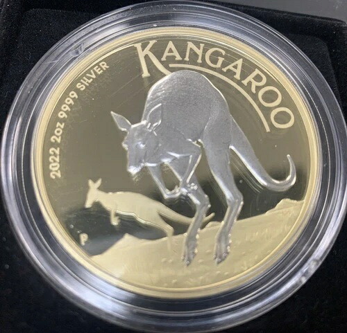 2022年カンガルー 2オンス プルーフ 2ドル銀貨（オーストラリア初） 59,400円