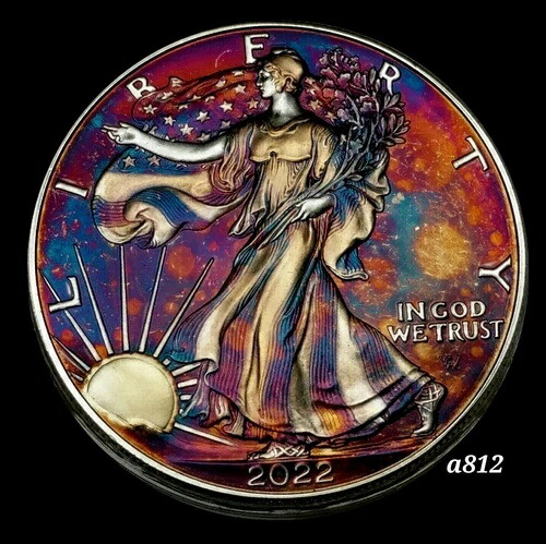 2022年アメリカントーンシルバーイーグルドル1オンス純銀：