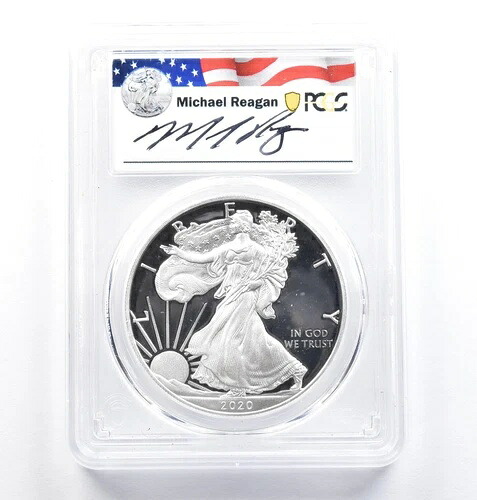 2020-S アメリカン シルバー イーグル マイケル・レーガン PR70 DCAM PCGS *0853