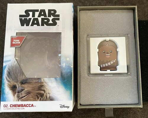 1オンス .999 シルバー チューバッカ チビコイン ディズニー スターウォーズ ウーキー ニュージーランド造幣局