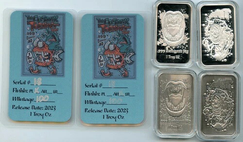 Tormints COSMIKシリーズ #20 MTCH SET 1 PR/1ANT。2.1トロイオンス。.999ファインシルバー 59,400円