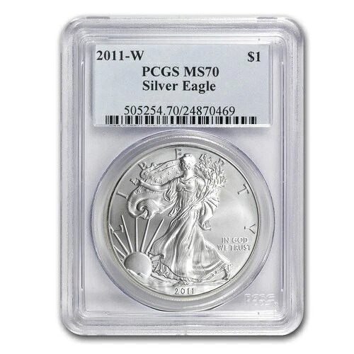 2011-W バーニッシュド アメリカン シルバー イーグル SP/MS-70 PCGS