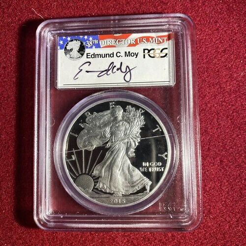 2015-(W) $1 シルバーイーグル PCGS PR70 ミントディレクターズファーストストライク 2015年1月