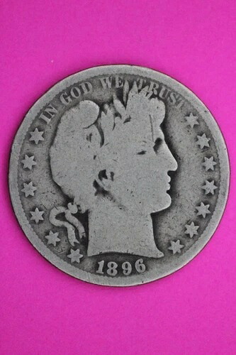 1896年 O バーバー リバティ シルバー ハーフドル 本物保証 正規コイン 2274