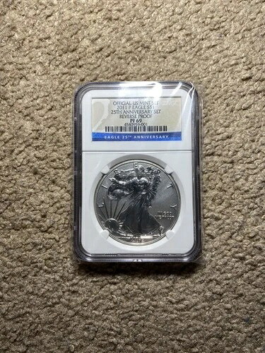 2011年 P リバースプルーフ シルバーイーグル NGC PF69 | 早期リリース記念セットラベル
