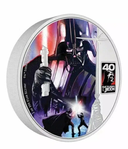 2023年 ニウエ 3オンス スター・ウォーズ／ジェダイの帰還? 40周年記念 3オンス銀貨