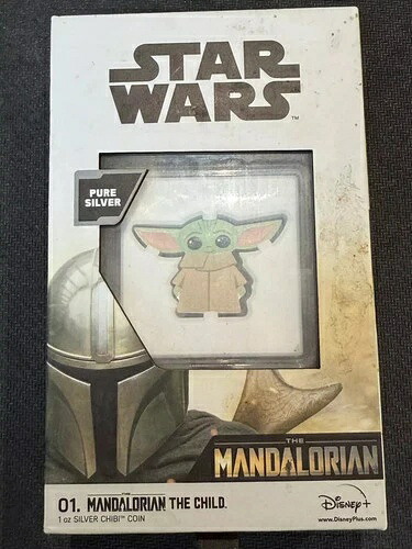 2021 スター・ウォーズ マンダロリアン ザ・チャイルド チビコイン 1オンス シルバー 限定2,000枚