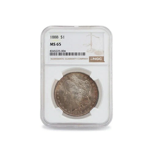 1888年 NGC MS65 シルバー $1 モーガンコイン-