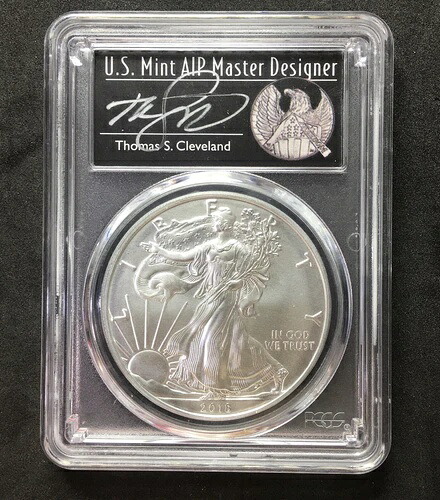 2018 W バーニッシュド シルバー イーグル PCGS SP70 クリーブランド フリーダム 発行初日 FDI