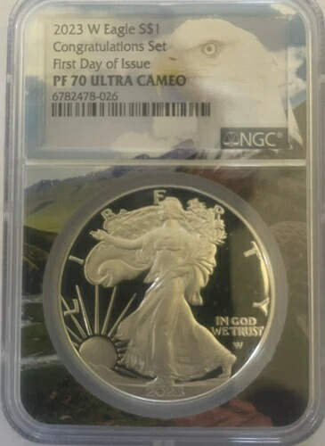 2023年 NGC PF 70 ウルトラカメオ記念プルーフイーグル発行次回-