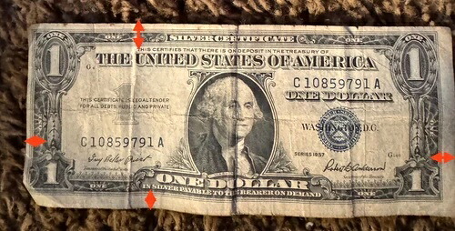 米国通貨紙幣エラー-