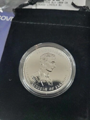 2025 1オンス銀貨 1860年 クラックド リンカーンキャンペーン 1812/1860年 鋳造｜WORLD RESOURCE【QUEEN店】