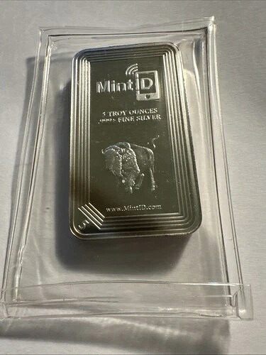 ミントD 5トロイオンス .999 純銀バー