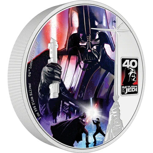 2023年 ニウエ スターウォーズ ジェダイの帰還 40周年記念 3オンス 銀貨 - 1983年鋳造｜WORLD RESOURCE【QUEEN店】