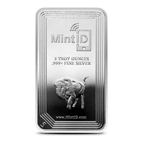 5オンス MintID シルバーバー（新品）