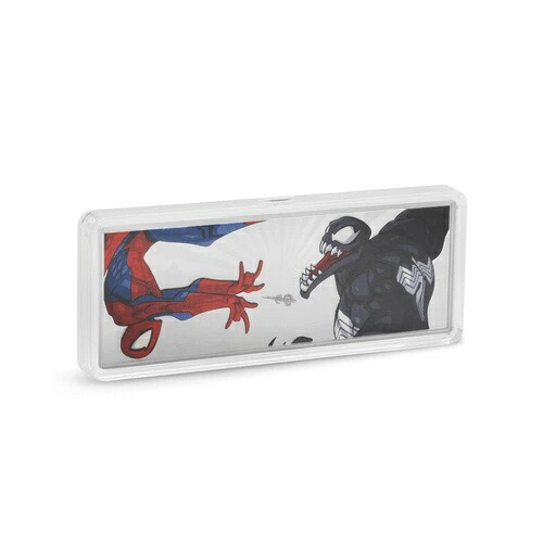 2025年 ニウエ マーベルヒーローズ vs. ヴィランズ スパイダーマン vs. ヴェノム 3オンス シルバーコイン｜WORLD RESOURCE【QUEEN店】