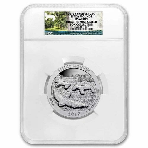 2017年 5オンス シルバー ATB エフィジーマウンズ MS-69 DPL NGC|WORLD RESOURCE【QUEEN店】