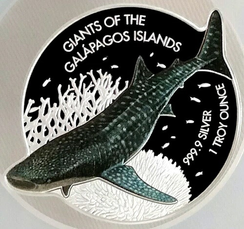 ガラパゴス諸島シリーズ 2021 ソロモン諸島 2ドル銀貨 NGC PL 70