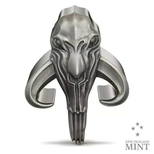 2024年ニウエ スター・ウォーズ：マンダロリアン：5オンス シルバー ミソサウルス型コイン｜WORLD RESOURCE【QUEEN店】
