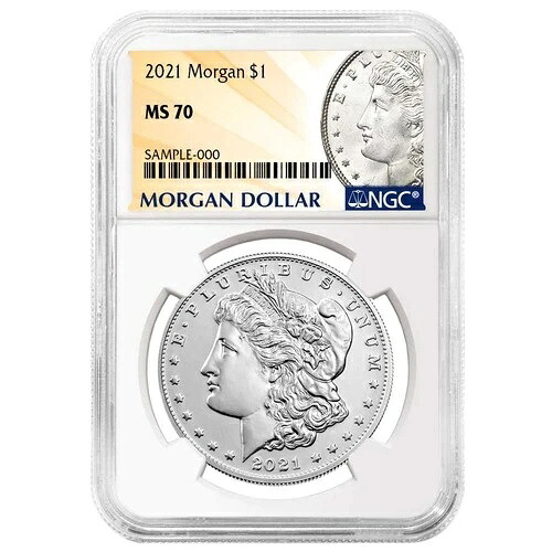 2021年 1ドル モルガン銀貨 NGC MS70 モルガンラベル|WORLD RESOURCE【QUEEN店】