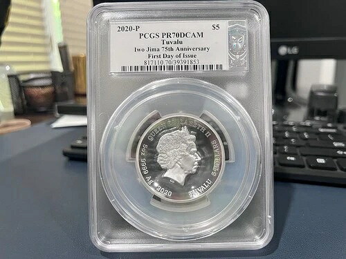 2020-P トゥブル 5 オンス シルバー 硫黄島 75 周年 5 ドル コイン PCGS PR 70 DCAM FDIS｜WORLD RESOURCE【QUEEN店】