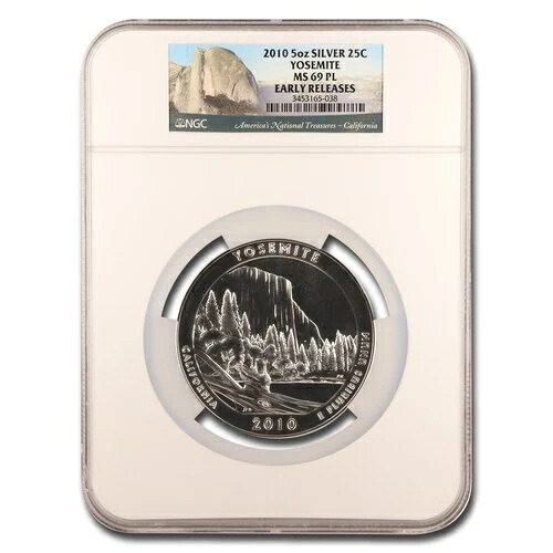 2010 5オンス シルバー ATB ヨセミテ MS-69 PL NGC (早期リリース)