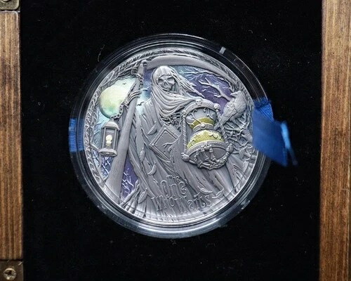 待つ者 死の数字 2オンス銀貨 2000フラン カメルーン 2024年
