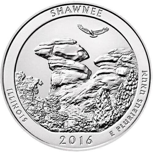 2016年 5オンス ATB ショーニー国有林銀貨｜WORLD RESOURCE【QUEEN店】