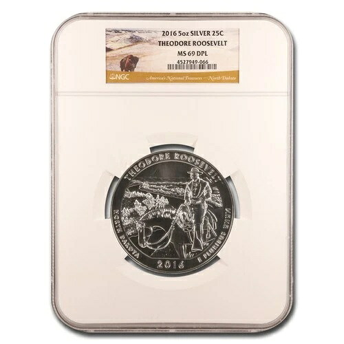 2016年 5オンス シルバー ATB セオドア・ルーズベルト MS-69 DPL NGC