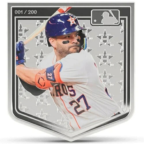 2025年 アゴロ MLB 選手 ホセ・アルトゥーベ 3オンス カラー銀貨