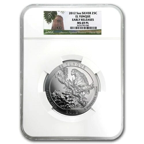 2012 5オンス シルバー ATB エル・ユンケ MS-69 PL NGC (ER)