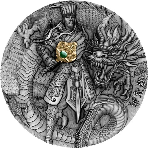 ニウエ 2020 5$ 有名な中国の戦士 - 諸葛孔明 2 オンス シルバー ミュンツェ|WORLD RESOURCE【QUEEN店】